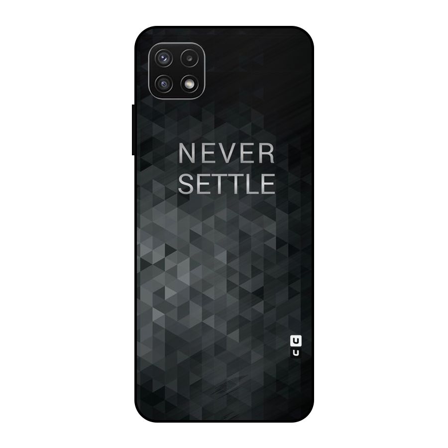 Abstract No Settle Metal Back Case for Galaxy A22 5G