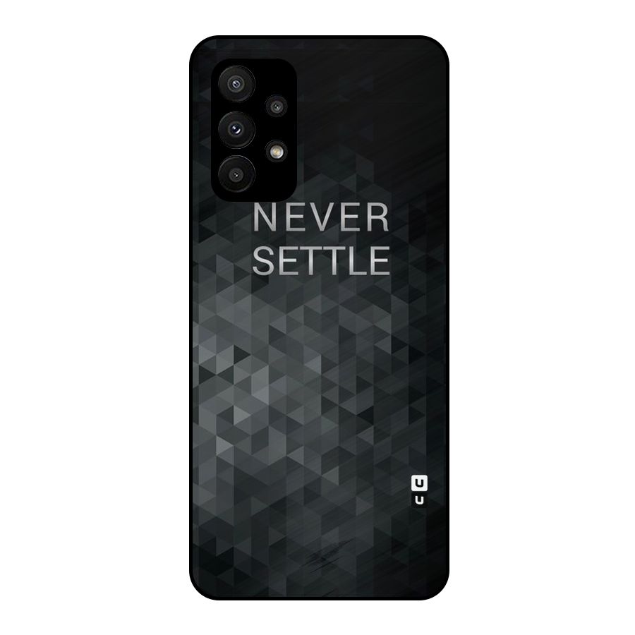 Abstract No Settle Metal Back Case for Galaxy A23