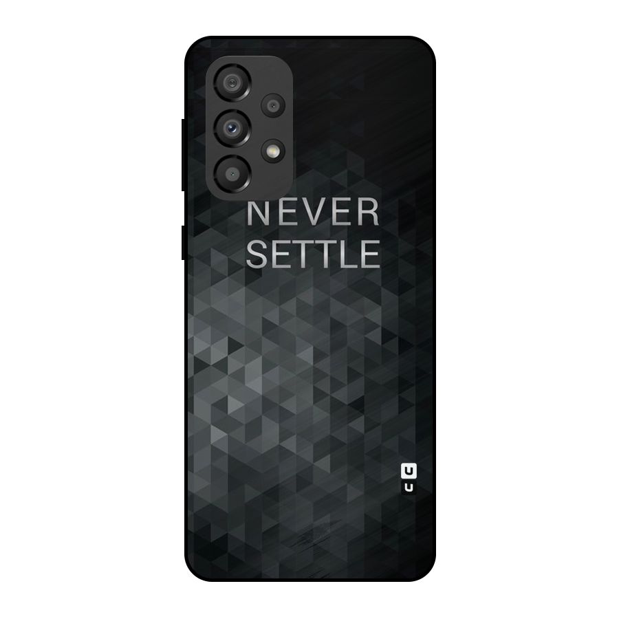 Abstract No Settle Metal Back Case for Galaxy A33 5G