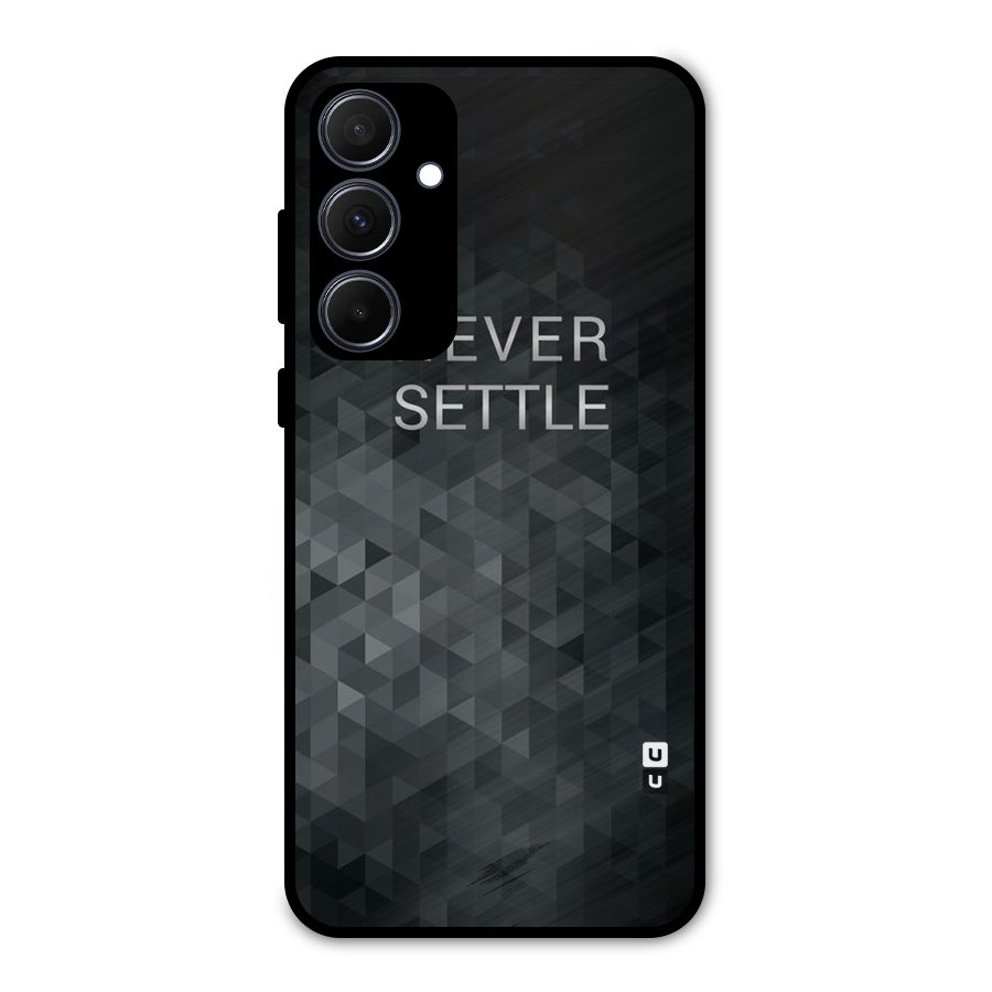 Abstract No Settle Metal Back Case for Galaxy A35