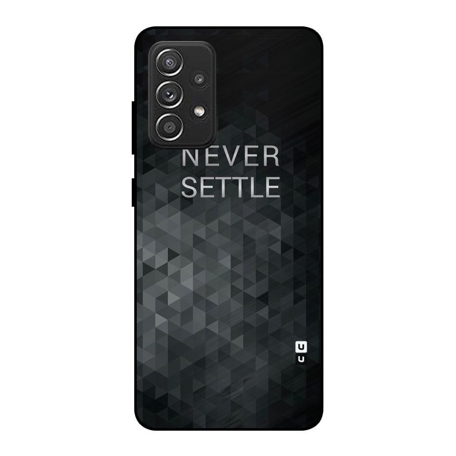Abstract No Settle Metal Back Case for Galaxy A52s 5G