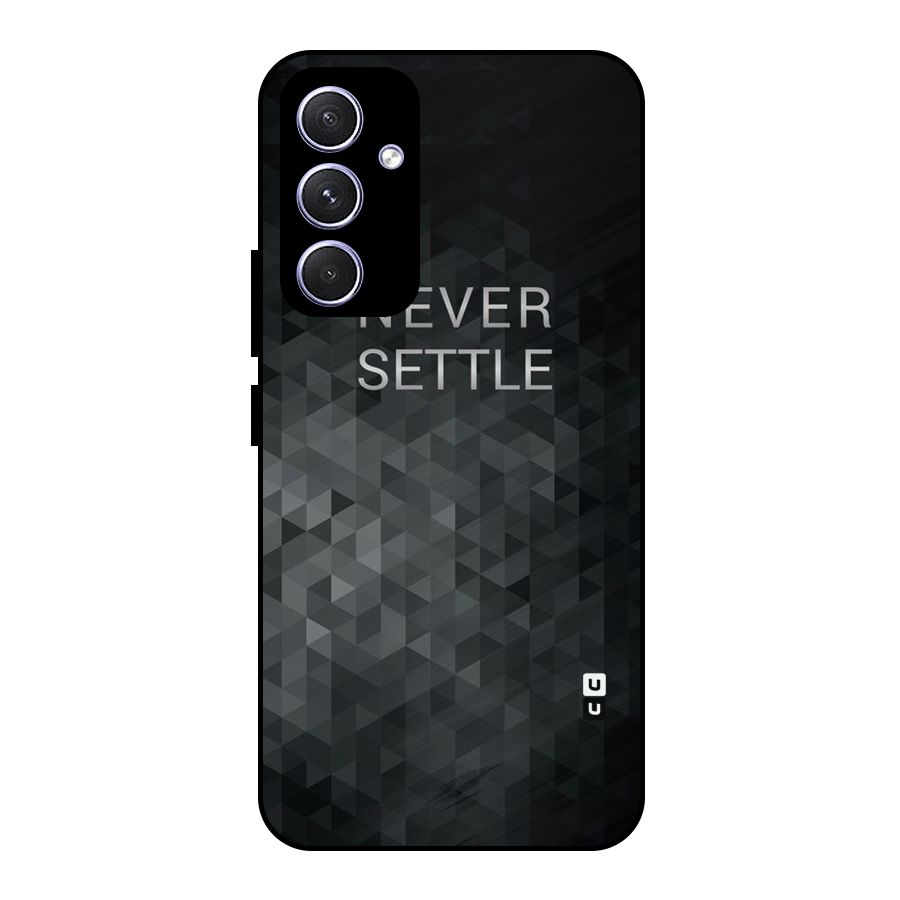 Abstract No Settle Metal Back Case for Galaxy A54