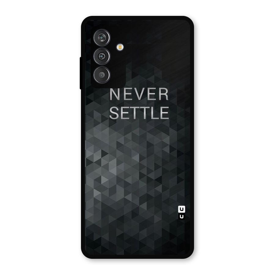 Abstract No Settle Metal Back Case for Galaxy F13