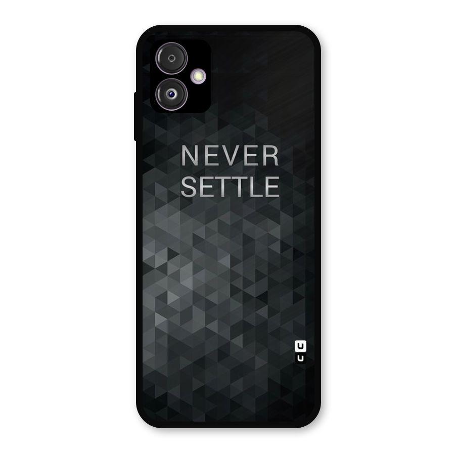 Abstract No Settle Metal Back Case for Galaxy F14