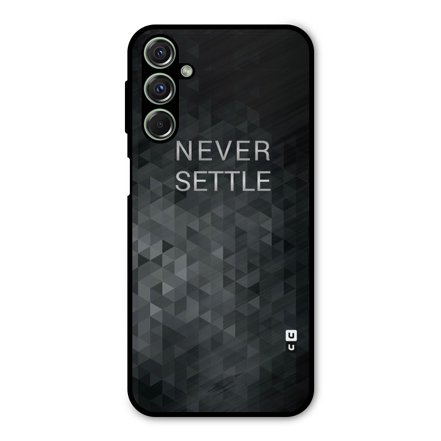 Abstract No Settle Metal Back Case for Galaxy F34