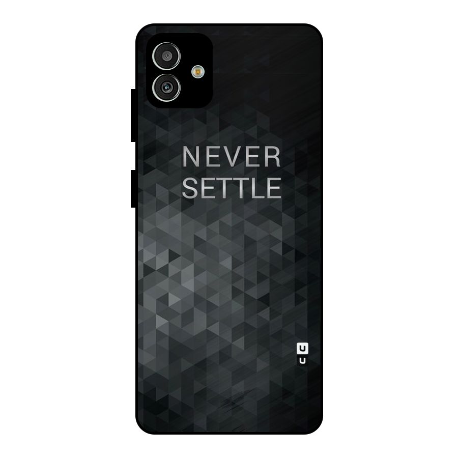 Abstract No Settle Metal Back Case for Galaxy M13 5G