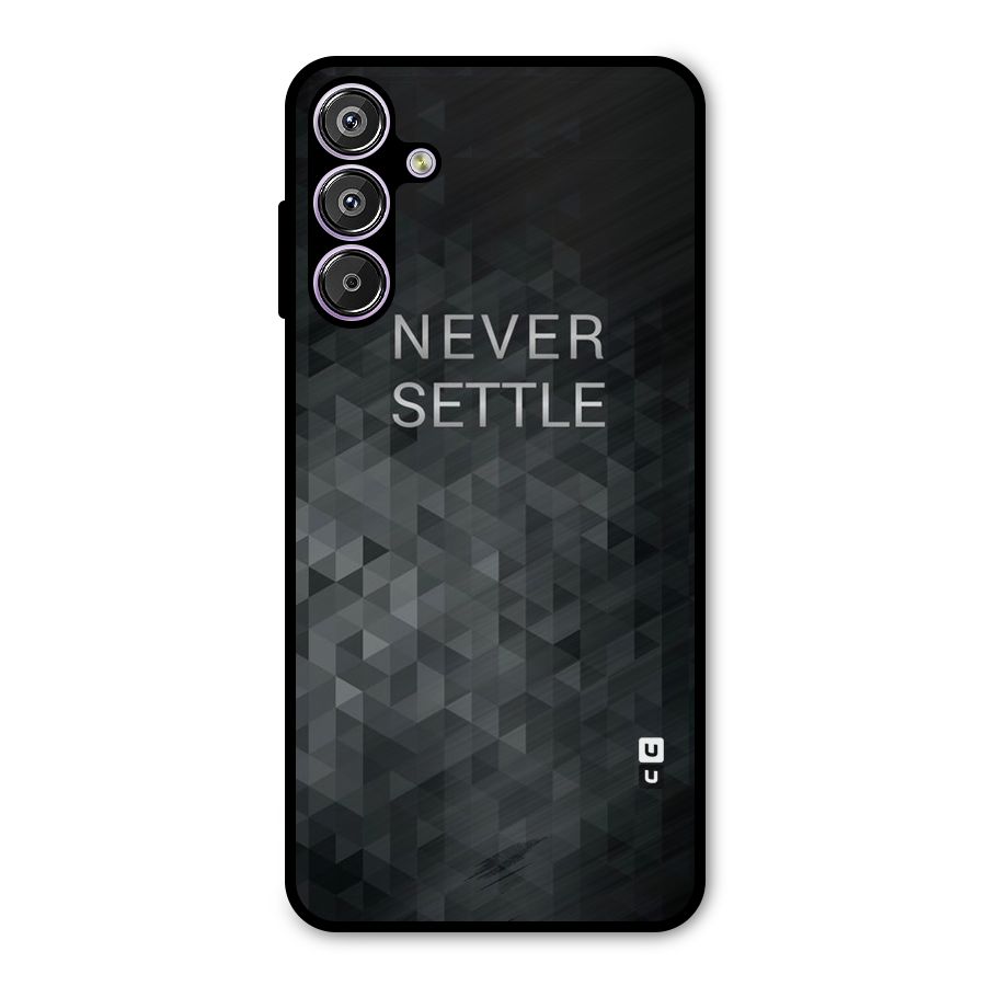 Abstract No Settle Metal Back Case for Galaxy M15