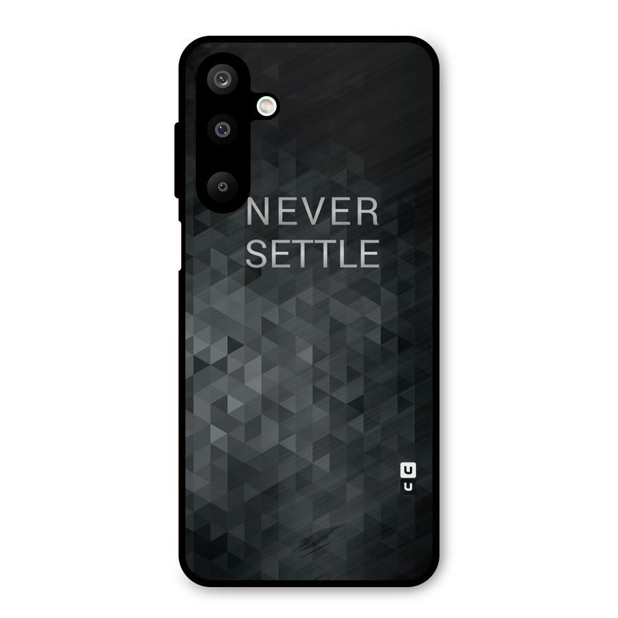 Abstract No Settle Metal Back Case for Galaxy M16