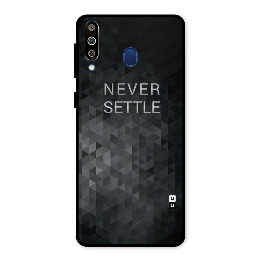 Abstract No Settle Metal Back Case for Galaxy M30