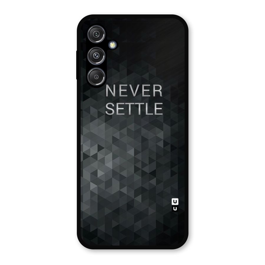 Abstract No Settle Metal Back Case for Galaxy M34 5G