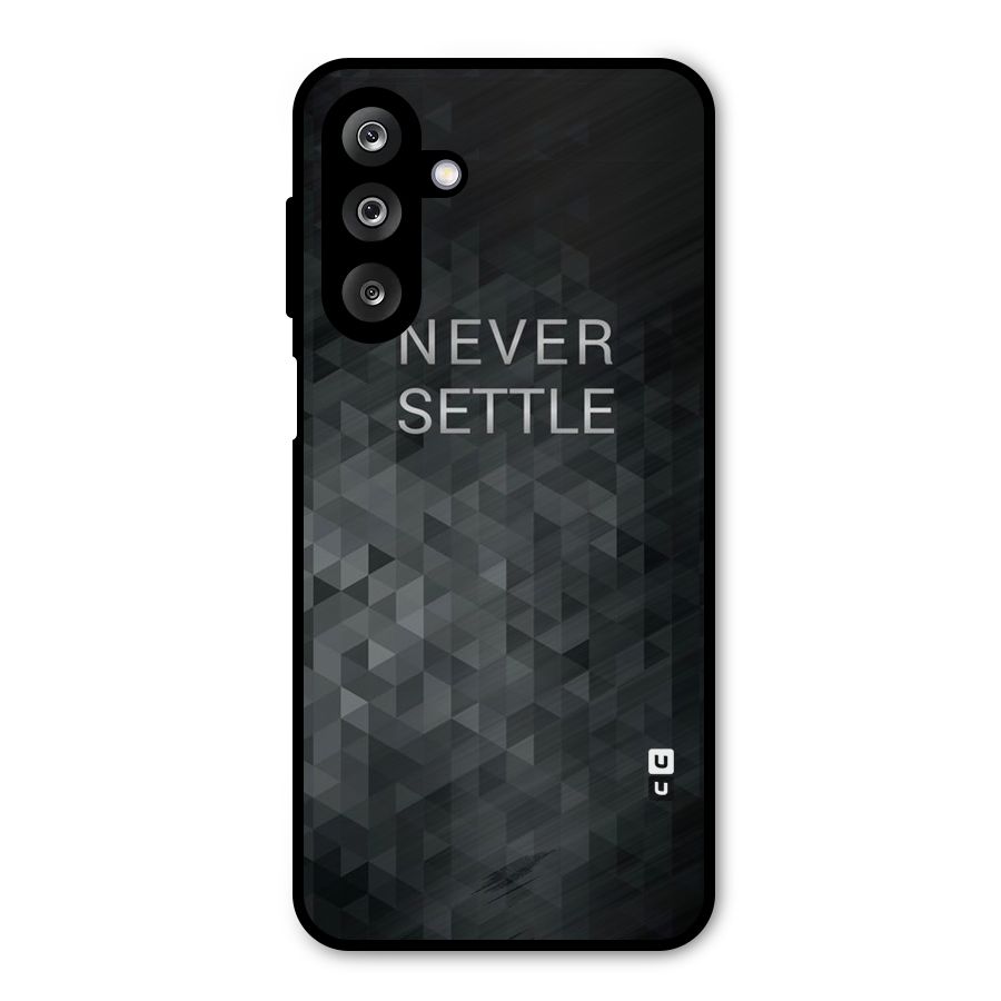 Abstract No Settle Metal Back Case for Galaxy M36