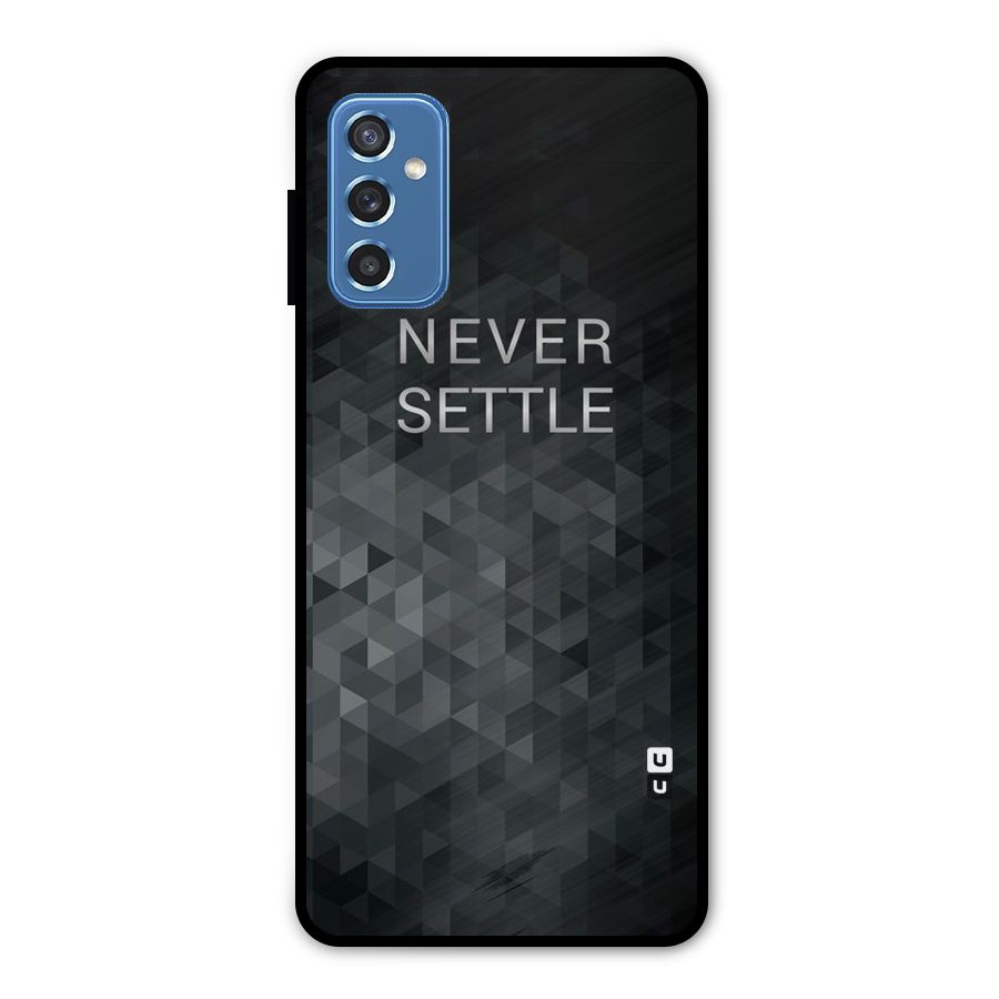 Abstract No Settle Metal Back Case for Galaxy M52 5G
