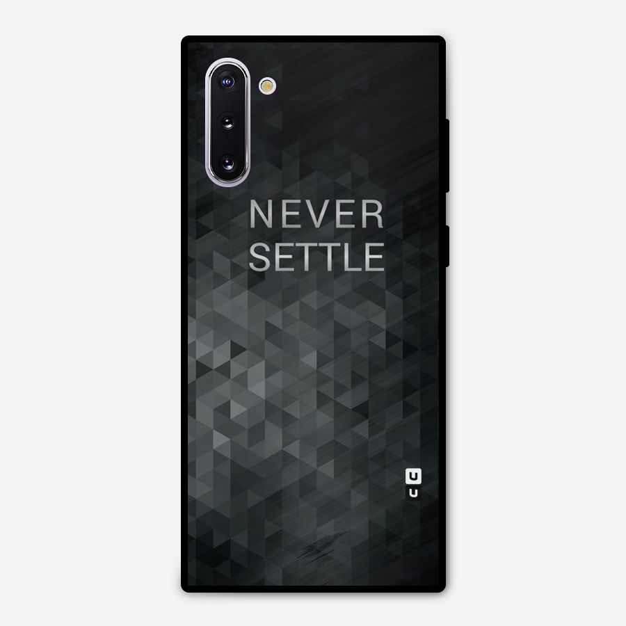 Abstract No Settle Metal Back Case for Galaxy Note 10