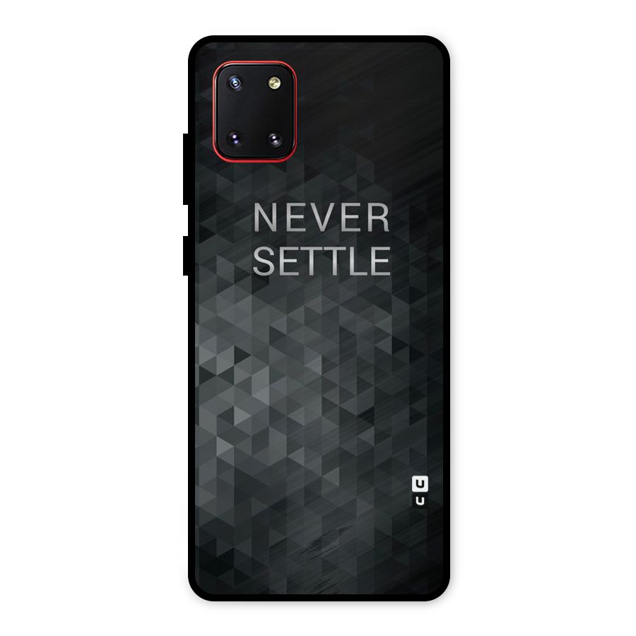 Abstract No Settle Metal Back Case for Galaxy Note 10 Lite