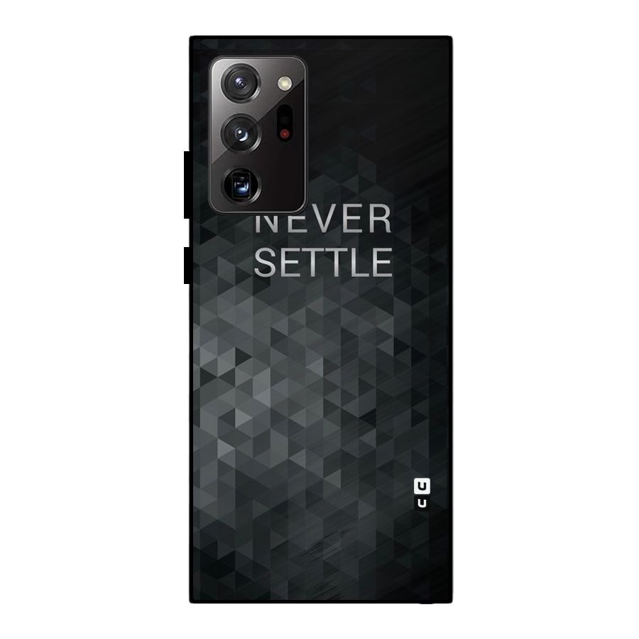 Abstract No Settle Metal Back Case for Galaxy Note 20 Ultra