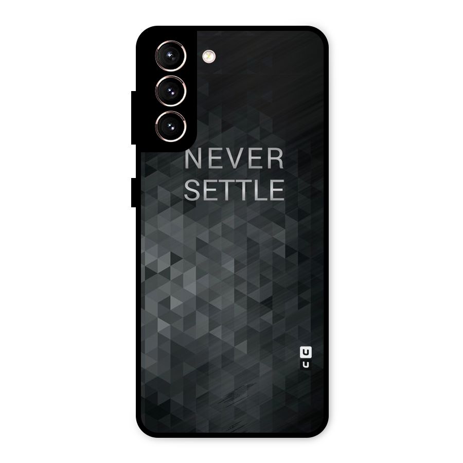 Abstract No Settle Metal Back Case for Galaxy S21 5G