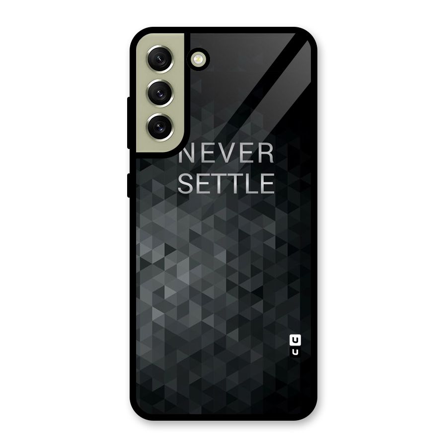 Abstract No Settle Metal Back Case for Galaxy S21 FE 5G (2023)