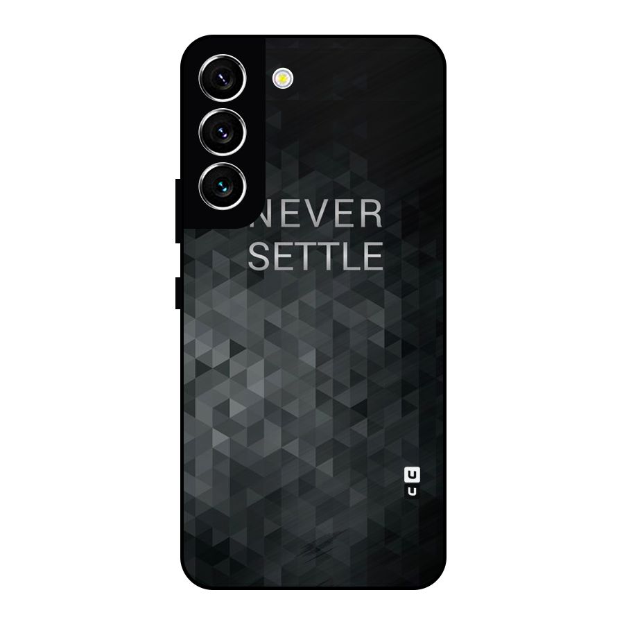 Abstract No Settle Metal Back Case for Galaxy S22 5G