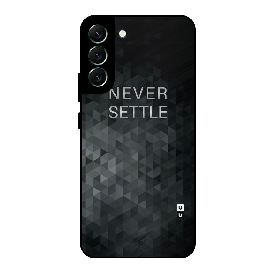 Abstract No Settle Metal Back Case for Galaxy S22 Plus 5G
