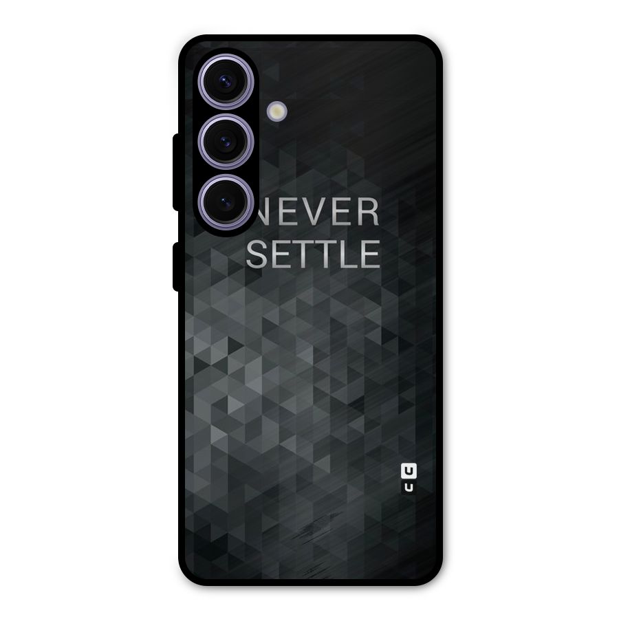 Abstract No Settle Metal Back Case for Galaxy S24