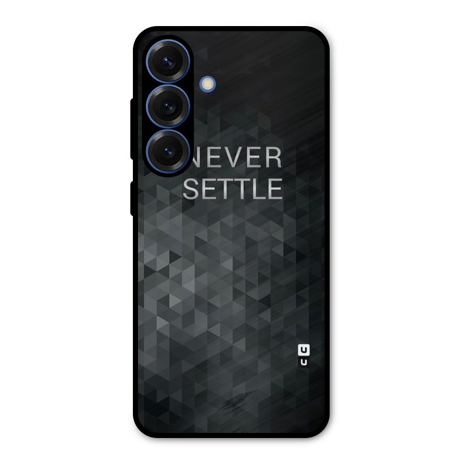 Abstract No Settle Metal Back Case for Galaxy S25