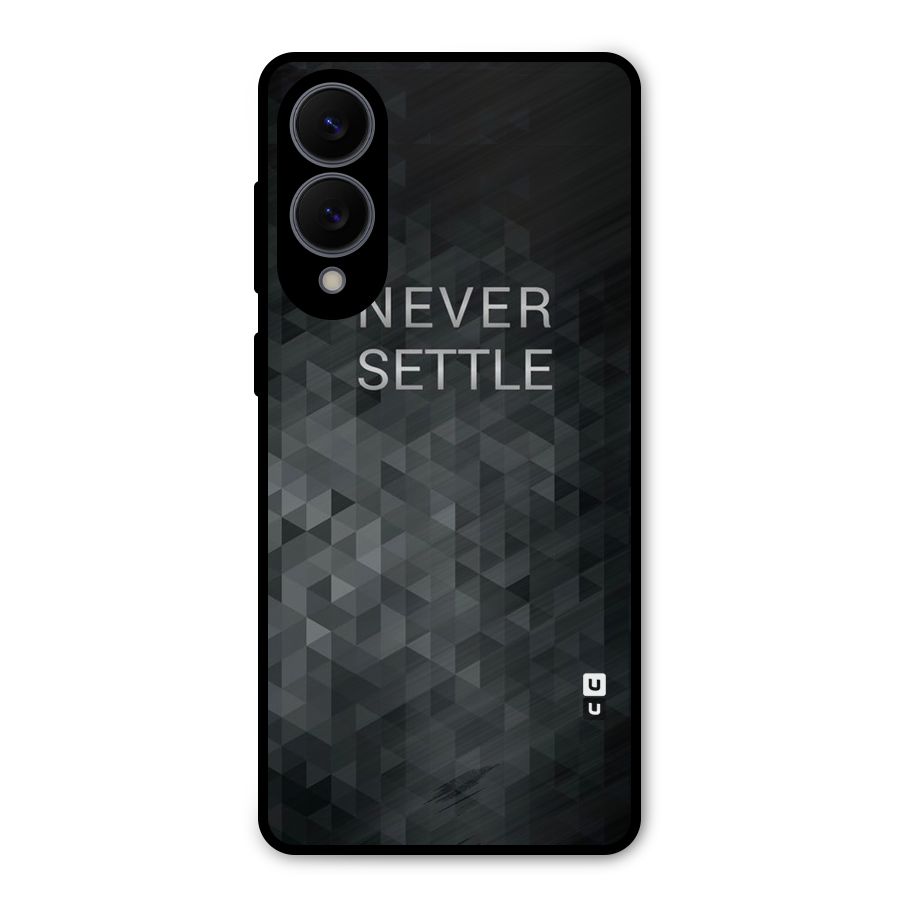 Abstract No Settle Metal Back Case for Galaxy S25 Edge