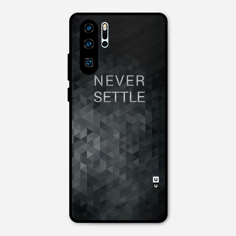 Abstract No Settle Metal Back Case for Huawei P30 Pro