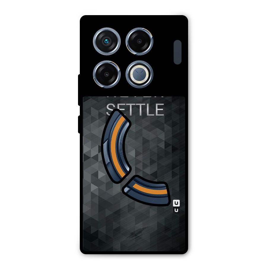 Abstract No Settle Metal Back Case for Infinix GT 20 Pro