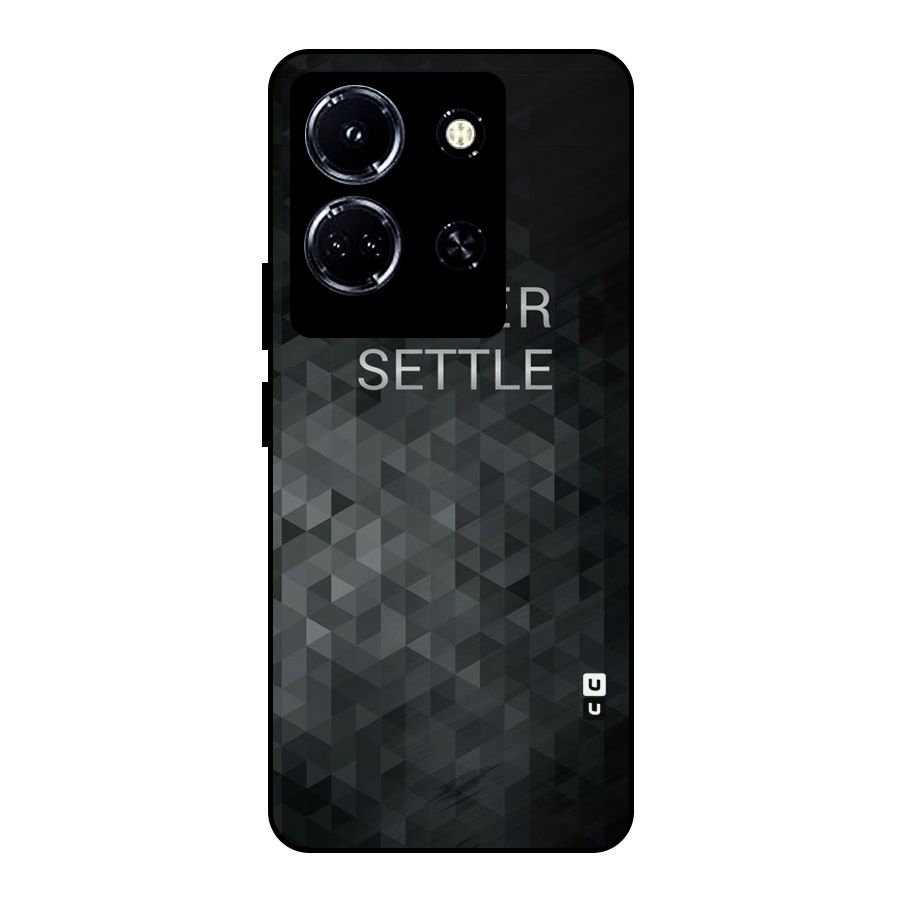 Abstract No Settle Metal Back Case for Infinix Note 30 5G