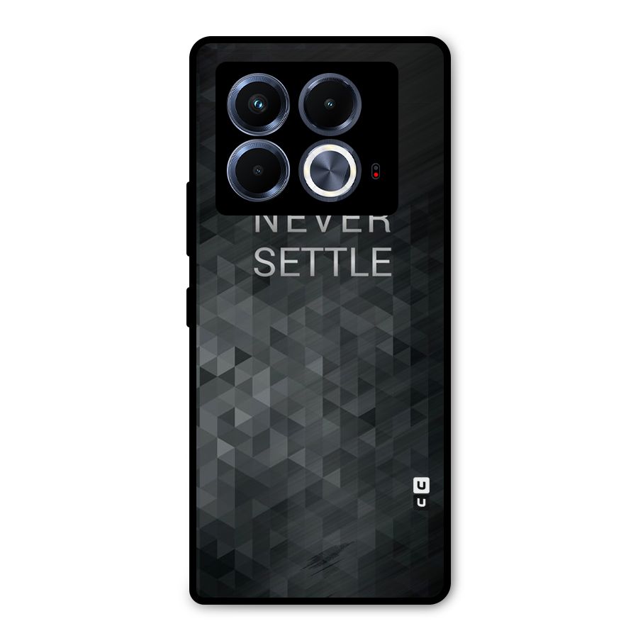 Abstract No Settle Metal Back Case for Infinix Note 40 5G