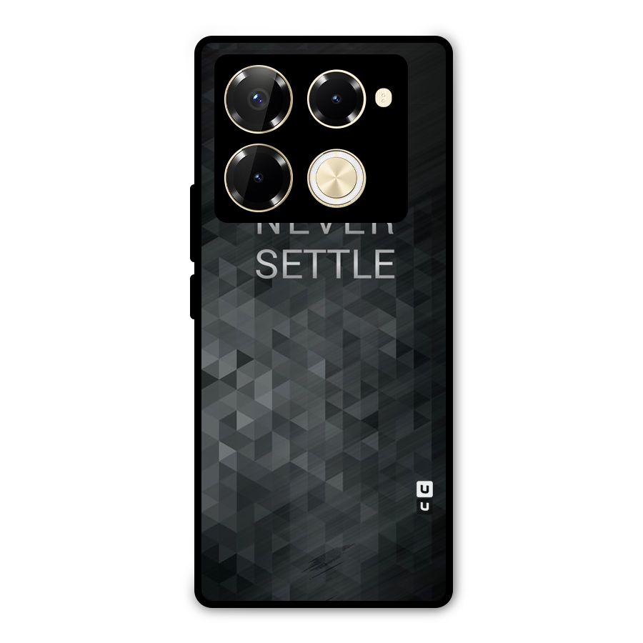 Abstract No Settle Metal Back Case for Infinix Note 40 Pro Plus
