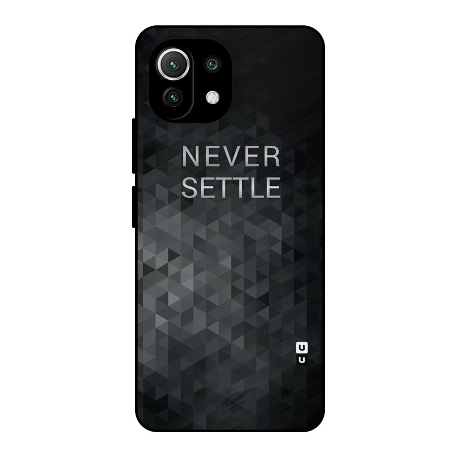 Abstract No Settle Metal Back Case for Mi 11 Lite