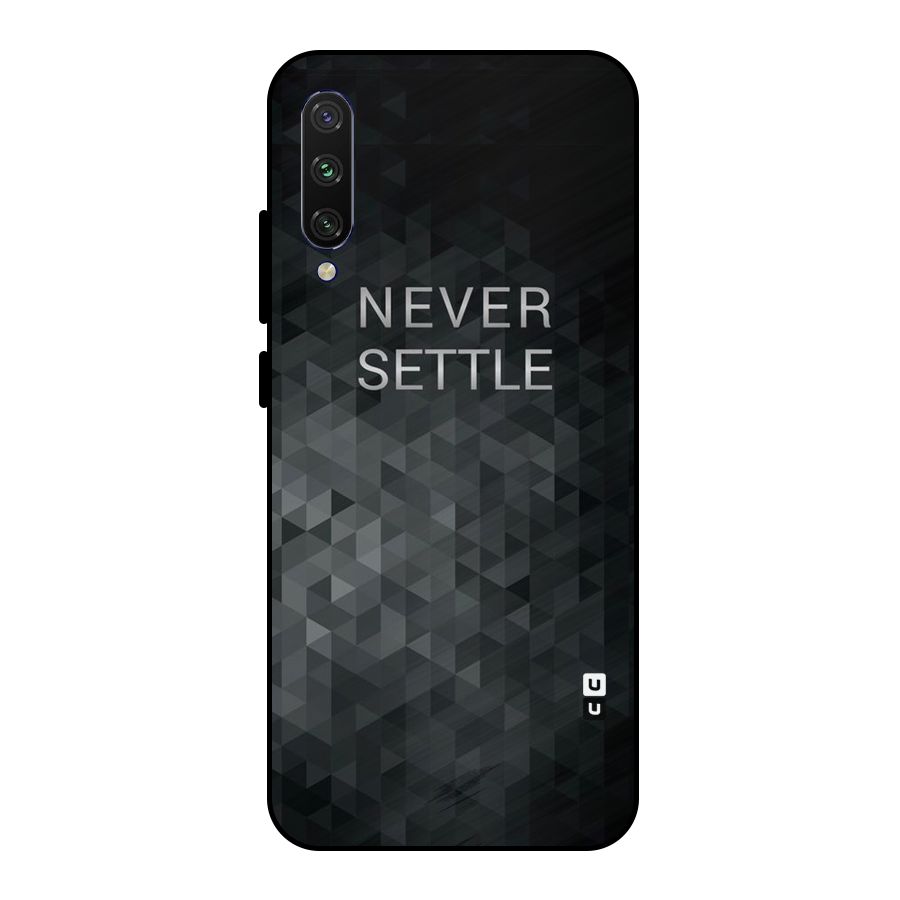 Abstract No Settle Metal Back Case for Mi A3