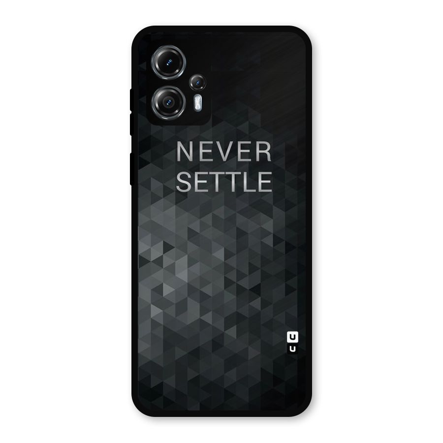 Abstract No Settle Metal Back Case for Moto G13