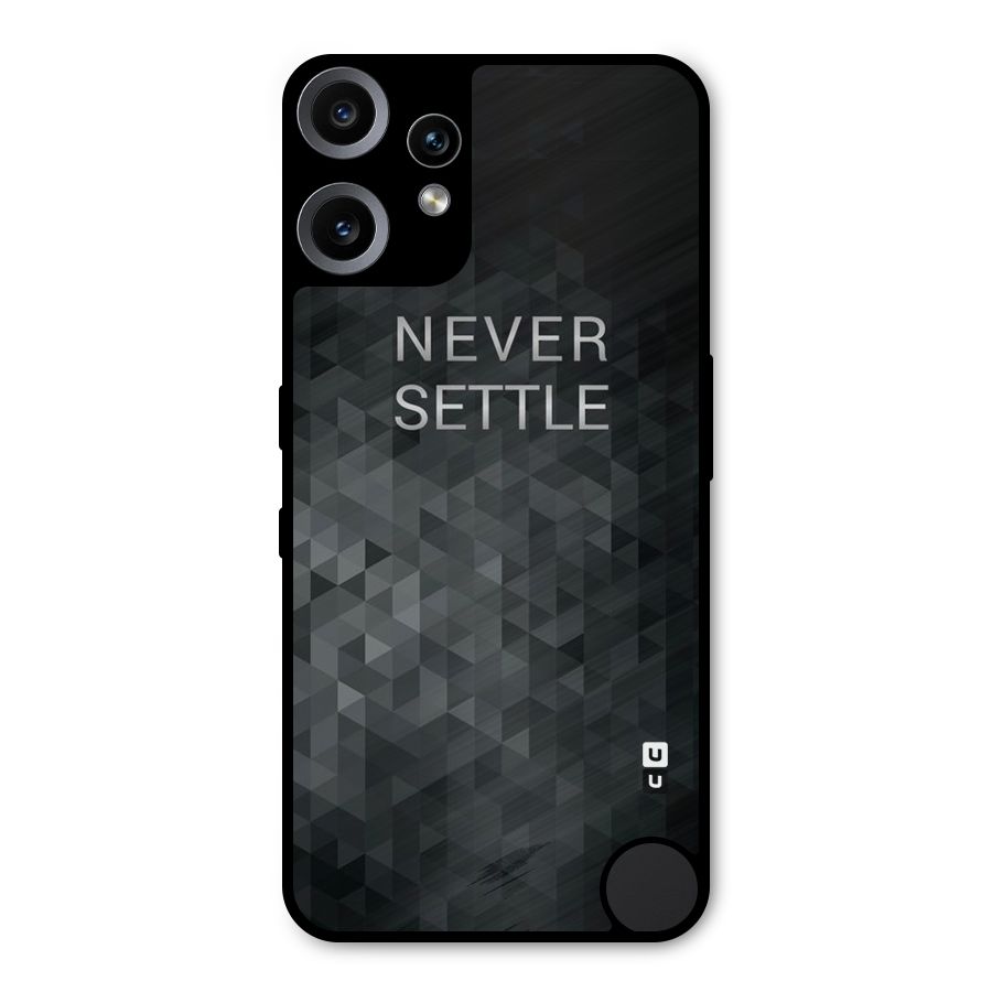 Abstract No Settle Metal Back Case for Nothing CMF Phone 2 Pro