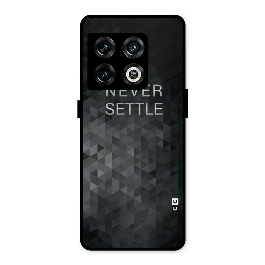 Abstract No Settle Metal Back Case for OnePlus 10 Pro 5G