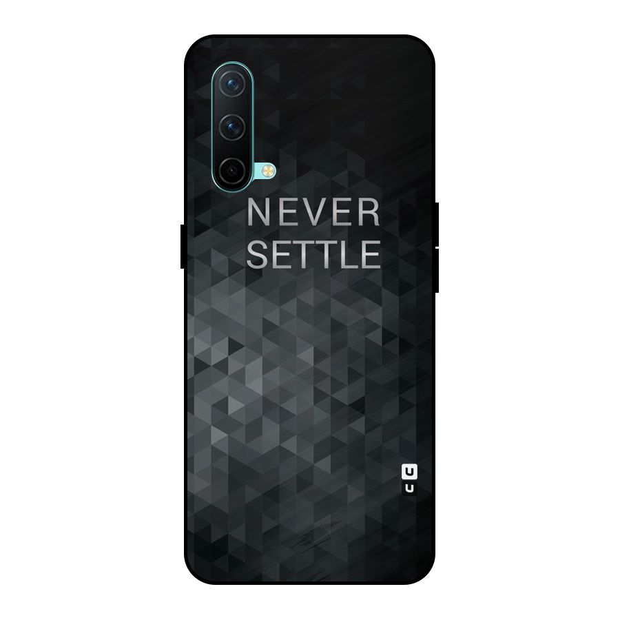 Abstract No Settle Metal Back Case for OnePlus Nord CE 5G