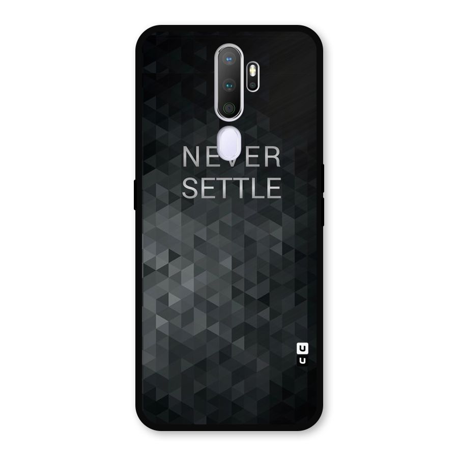 Abstract No Settle Metal Back Case for Oppo A9 (2020)