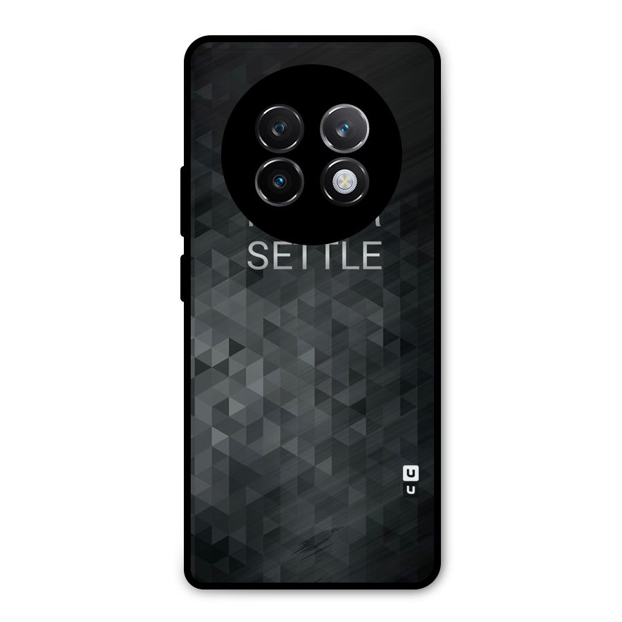 Abstract No Settle Metal Back Case for Realme 13 Plus
