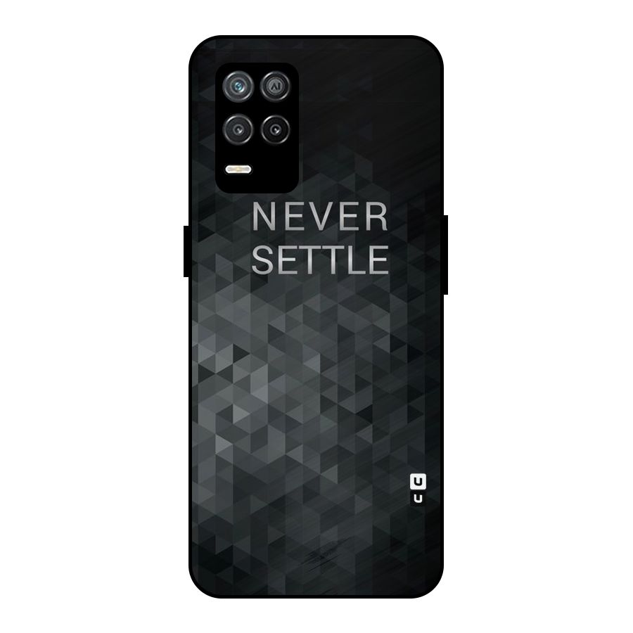 Abstract No Settle Metal Back Case for Realme 9 5G