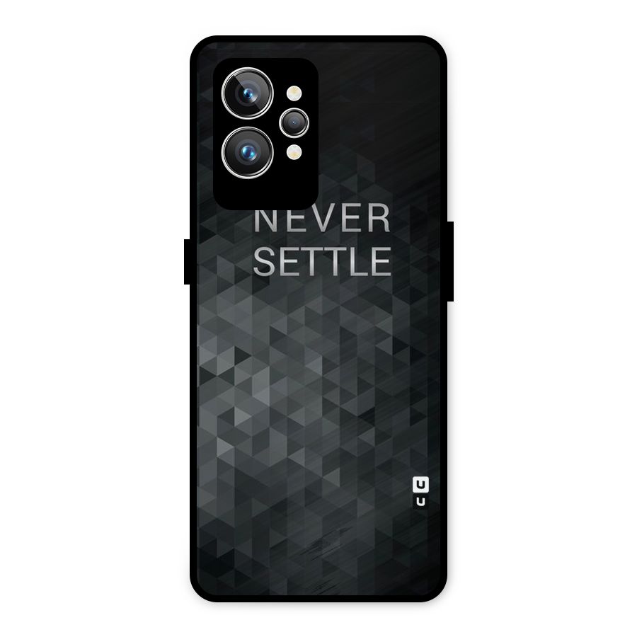 Abstract No Settle Metal Back Case for Realme GT2 Pro