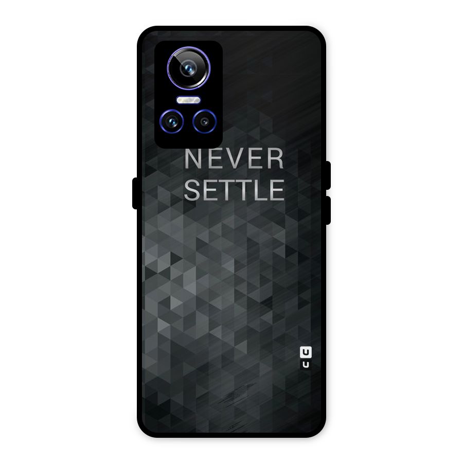 Abstract No Settle Metal Back Case for Realme GT Neo 3