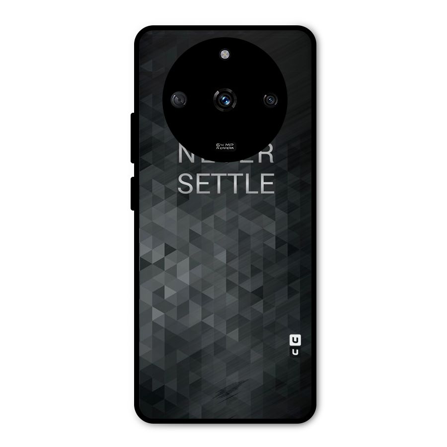 Abstract No Settle Metal Back Case for Realme Narzo 60 5G