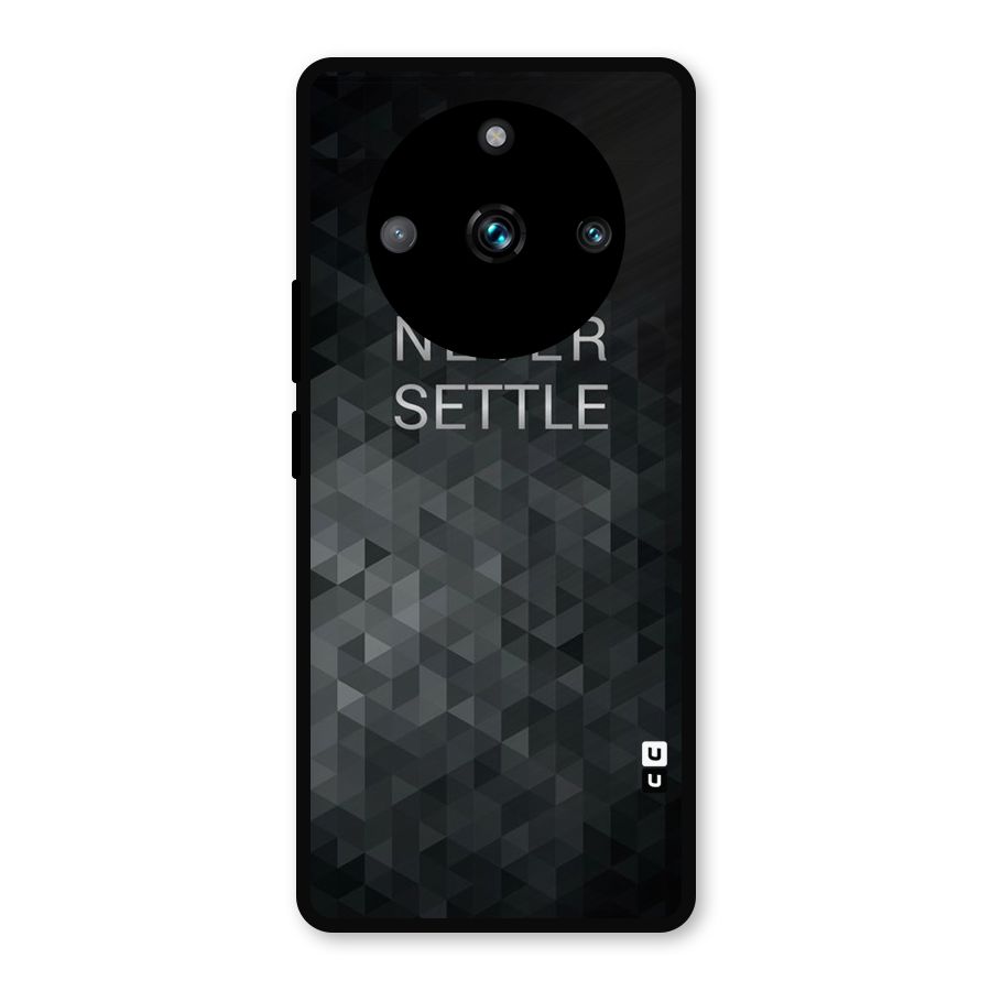 Abstract No Settle Metal Back Case for Realme Narzo 60 Pro