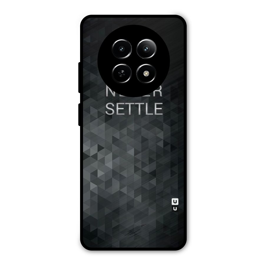 Abstract No Settle Metal Back Case for Realme Narzo 70x 5G