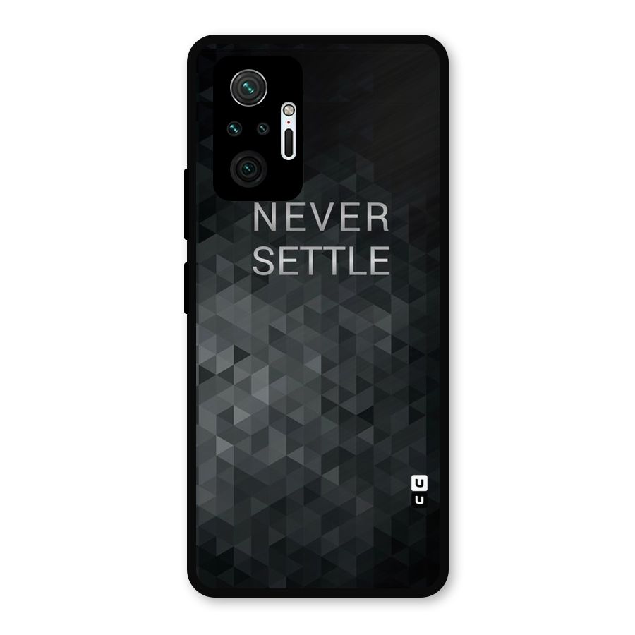 Abstract No Settle Metal Back Case for Redmi Note 10 Pro Max