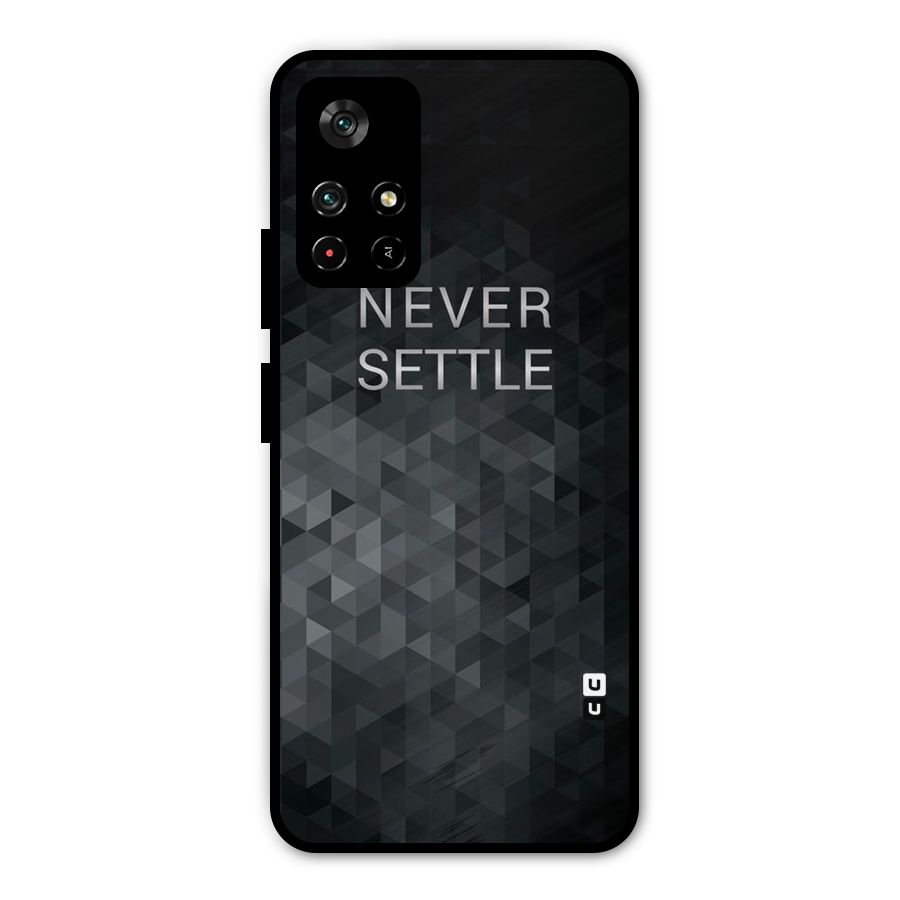Abstract No Settle Metal Back Case for Redmi Note 11T 5G