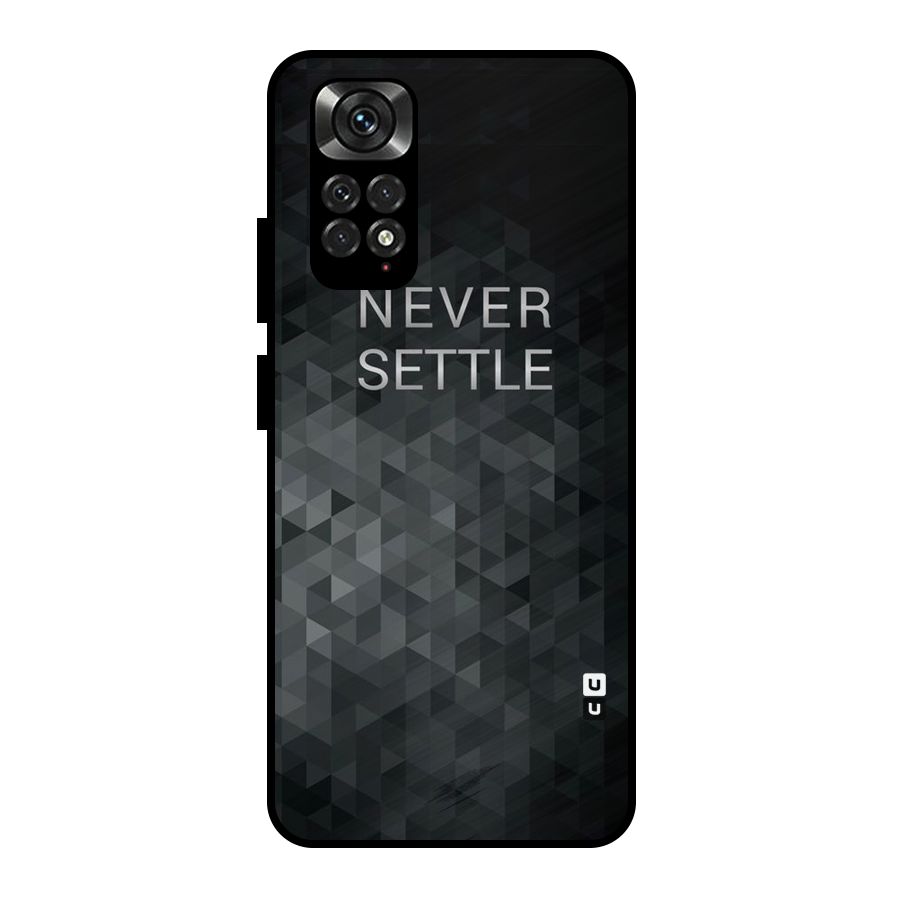 Abstract No Settle Metal Back Case for Redmi Note 11 Pro