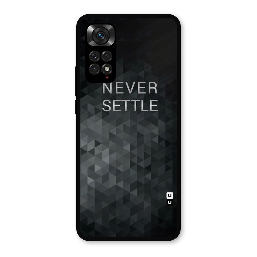 Abstract No Settle Metal Back Case for Redmi Note 11s