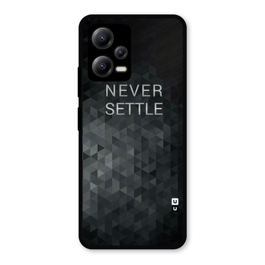 Abstract No Settle Metal Back Case for Redmi Note 12 5G